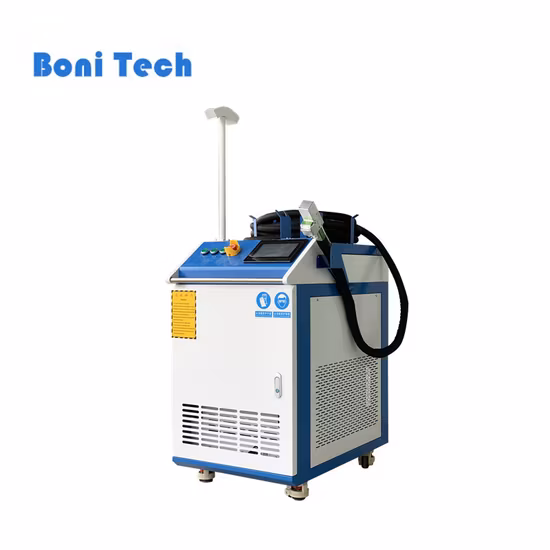 중국 브랜드 CNC 레이저 청소 기계 기름진 녹 1000W 좋은 품질의 섬유 레이저 클리너 가격